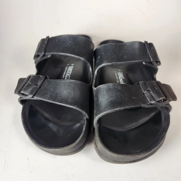 BIRKENSTOCK Women's Arizona Essentials Sandals 38 / 7 Black Slide Beachy Shoes - Picture 4 of 8